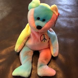 Vintage TY Beanie Baby Peace